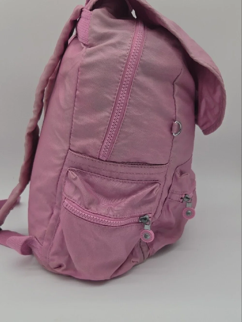 Pink Kipling School Backpack